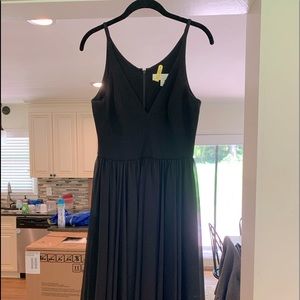 Dress the Population Black Midi Dress